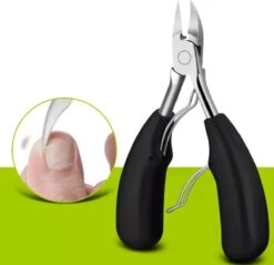 WVspecials® Professionele Zwarte Nagelschaar - Kalknagel Schaar - Ingegroeide Teennagel - Nageltang Groot -Nagelschaar Voor Harde Nagels - Teennagel - Nageltang - Nagelschaartje - Nagelschaar - Kalknagels - Schaar - Hand Verzorging - Nagelknipper -Cosmetica Serie Winkel 1200x1161 5