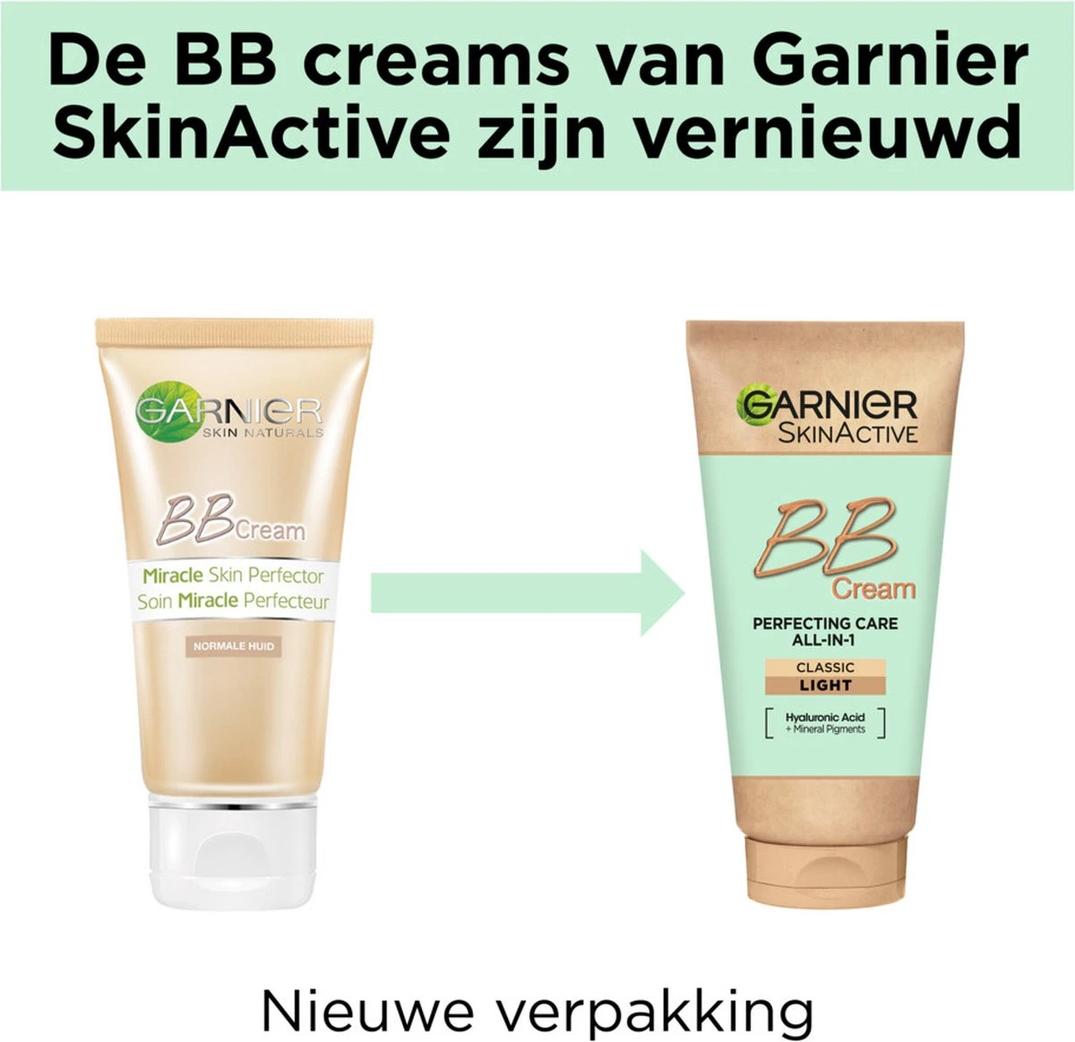 Garnier SkinActive - BB Cream Classic Light 5-in-1 Dagverzorging - 50ml - Getinte Dagcrème 8 Garnier SkinActive - BB Cream Classic Light 5-in-1 Dagverzorging - 50ml - Getinte Dagcrème - Afbeelding 6