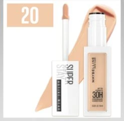 Maybelline SuperStay 30H Active Wear Concealer - 20 Sand -Cosmetica Serie Winkel 1200x1168 2