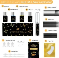 Flora Ruby Professionele 2 In 1 Lash Lift & Brow Lamination Kit - Wimper & Wenkbrauw Lifting Set - Permanente Wimperkruller - Brow Soap -Cosmetica Serie Winkel 1200x1170 15