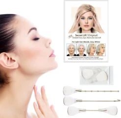 Face Lift Tape - Licht Haar - Facelift Zonder Chirurgie - Instant Eyes, Face And Neck Lift - Blond/wit/licht Haar - 40 Stuks - Transparent -Cosmetica Serie Winkel 1200x1170 35