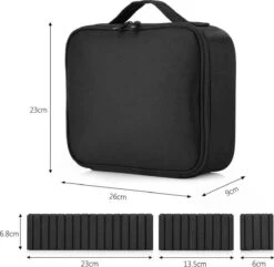 Cosmetica Koffer - Make-up Koffer Met Verstelbare Vakken - Visagie En Nagelstyliste Beauty Koffer - 26x23x9CM 25 Cosmetica Koffer - Make-up Koffer Met Verstelbare Vakken - Visagie En Nagelstyliste Beauty Koffer - 26x23x9CM -Cosmetica Serie Winkel 1200x1171 6