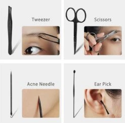 Nagelknipper Set - Pedicureset - 15 Delige - Roestvrij Staal - Met Draagkoffer - Geel Zwart -Cosmetica Serie Winkel 1200x1174 6