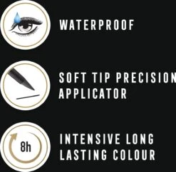 Max Factor Colour Xpert Waterproof - 01 Deep Black - Zwart - Eyeliner 19 Max Factor Colour Xpert Waterproof - 01 Deep Black - Zwart - Eyeliner -Cosmetica Serie Winkel 1200x1175 1