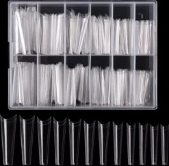 Royala Gel Flex 240x Nageltips In Tipbox - Transparant Long Coffin Half Cover C Curve - Kunstnagel Set - Nail Tips -French Nail Art Acryl Nagels & Gelnagels - Premium Quality Line 10 Royala Gel Flex 240x Nageltips In Tipbox - Transparant Long Coffin Half Cover C Curve - Kunstnagel Set - Nail Tips -French Nail Art Acryl Nagels & Gelnagels - Premium Quality Line -Cosmetica Serie Winkel 1200x1177 3