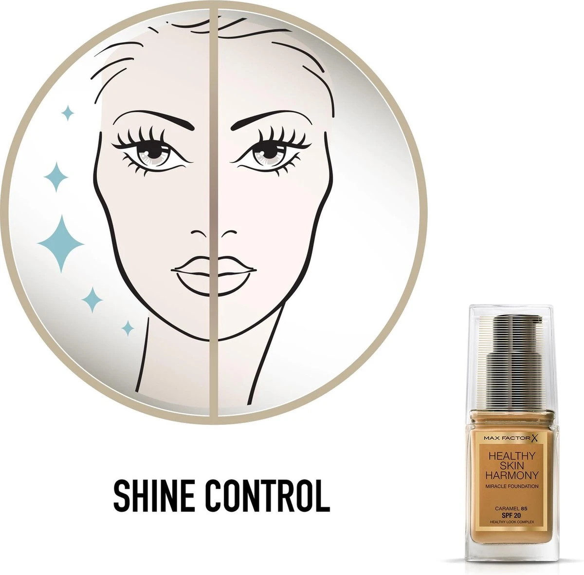 Max Factor Healthy Skin Harmony Foundation - 85 Caramel 13 Max Factor Healthy Skin Harmony Foundation - 85 Caramel - Afbeelding 11