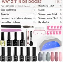 Gellak Starterspakket - Gellak - Gel Nagellak - Gellak Set - 6x8ML Kleuren - Nude Edition - Gellac - Nude Kleuren 17 Gellak Starterspakket - Gellak - Gel Nagellak - Gellak Set - 6x8ML Kleuren - Nude Edition - Gellac - Nude Kleuren -Cosmetica Serie Winkel 1200x1182 2