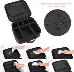 Cosmetica Koffer - Make-up Koffer Met Verstelbare Vakken - Visagie En Nagelstyliste Beauty Koffer - 26x23x9CM 37 Cosmetica Koffer - Make-up Koffer Met Verstelbare Vakken - Visagie En Nagelstyliste Beauty Koffer - 26x23x9CM -Cosmetica Serie Winkel 1200x1182 6