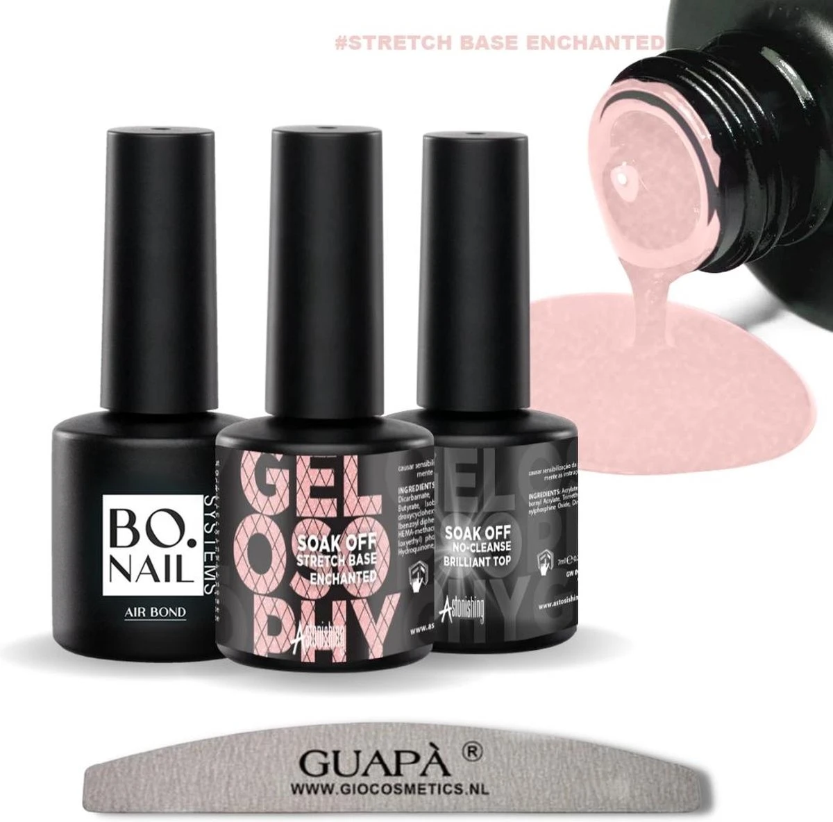GUAPÀ® BIAB Builder Gel In A Bottle | BIAB Nagellak | Gelnagels Starterspakket | Nagellak | Gellak Pink | Builder Gel | Primer | Top Gel | 7 Ml Enchanted 3 GUAPÀ® BIAB Builder Gel In A Bottle | BIAB Nagellak | Gelnagels Starterspakket | Nagellak | Gellak Pink | Builder Gel | Primer | Top Gel | 7 Ml Enchanted