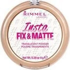 Rimmel London Insta Fix & Matte Make-uppoeder - 01 Clear -Cosmetica Serie Winkel 1200x1191 3