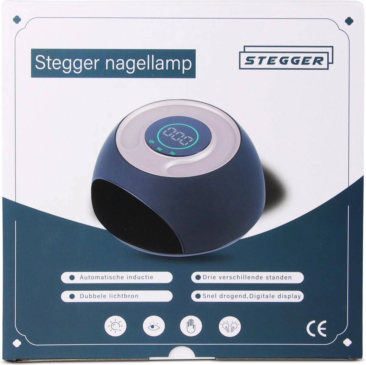 Stegger - LED/UV Nagellamp - Tafellamp Nagelstyliste - Nagellamp Voor Gel Nagellak - 120W - 42 Ingebouwde LED's 6 Stegger - LED/UV Nagellamp - Tafellamp Nagelstyliste - Nagellamp Voor Gel Nagellak - 120W - 42 Ingebouwde LED's - Afbeelding 4