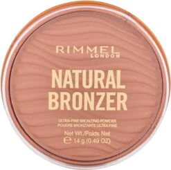 Rimmel London Natural Bronzer Ultra Fine Bronzing Powder - Sunlight 001 -Cosmetica Serie Winkel 1200x1197 17