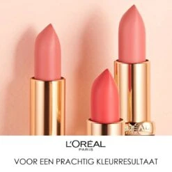 L'Oréal Paris Color Riche Matte Lippenstift - 103 Rose Clutch - Blush In A Rush -Cosmetica Serie Winkel 1200x1198 6