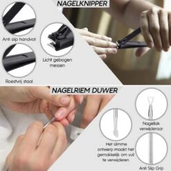 Thumbs Up 7-Delige Nagel Set - Ingegroeide Teennagel - Nageltang - Teennagelknipper - Nagelknipper Set - Zwart -Cosmetica Serie Winkel 1200x1200 1033