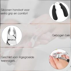Thumbs Up 7-Delige Nagel Set - Ingegroeide Teennagel - Nageltang - Teennagelknipper - Nagelknipper Set - Zwart -Cosmetica Serie Winkel 1200x1200 1035