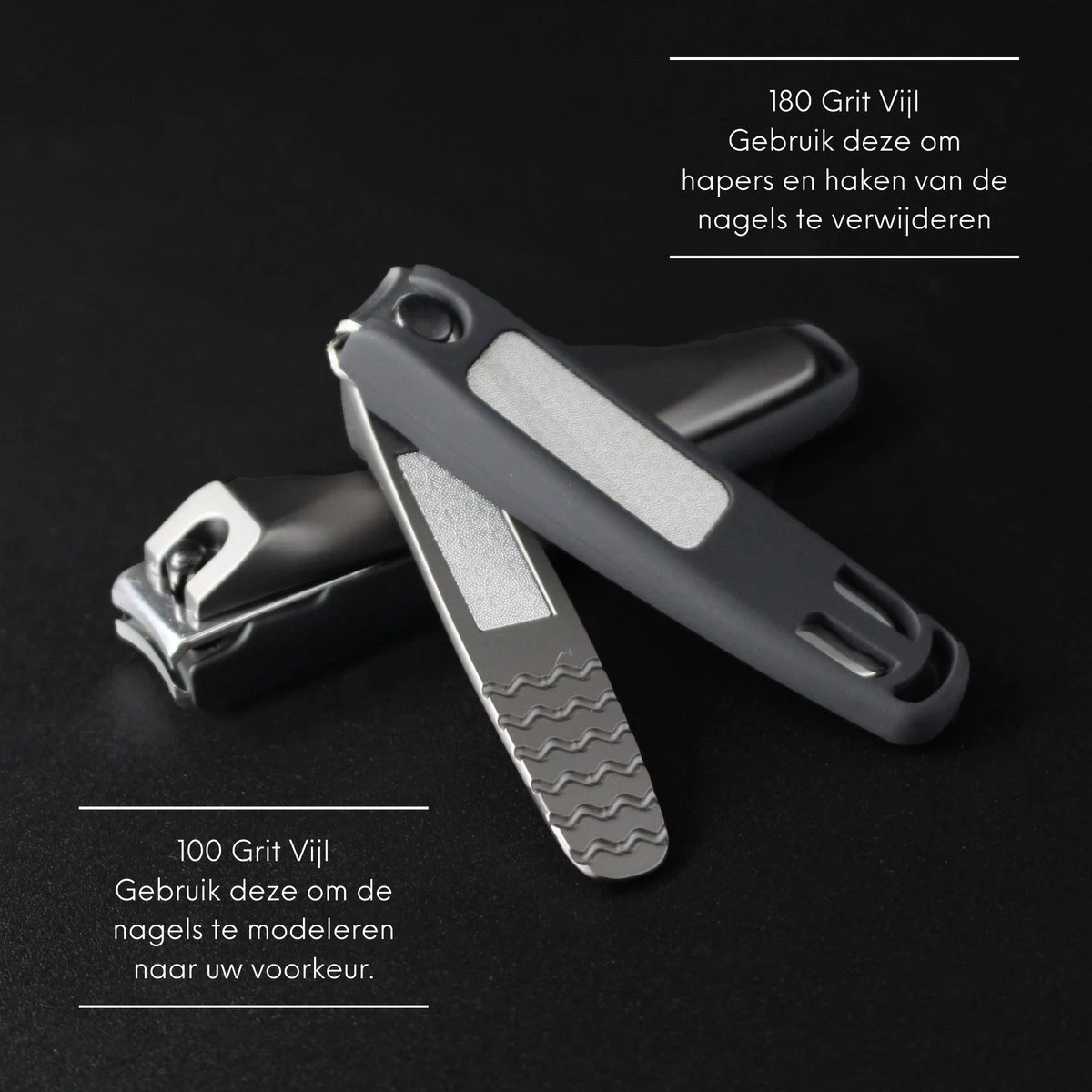 YUBBI™ Premium Nagelknipper Set - Nageltang - Pedicure - Teennagels - Vingernagels - Teennagelknipper - Nagelschaar - Nail Clipper 6 YUBBI™ Premium Nagelknipper Set - Nageltang - Pedicure - Teennagels - Vingernagels - Teennagelknipper - Nagelschaar - Nail Clipper - Afbeelding 4