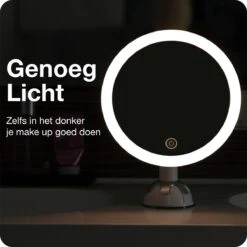 Innovision Make Up Spiegel Met Verlichting En Zuignap - 360° Verstelbaar - 10x Vergroot -Cosmetica Serie Winkel 1200x1200 1113
