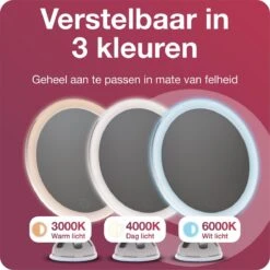 Innovision Make Up Spiegel Met Verlichting En Zuignap - 360° Verstelbaar - 10x Vergroot -Cosmetica Serie Winkel 1200x1200 1114