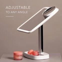 LED Make-up Spiegel Met 3 Lichtinstellingen En 15x Vergrotingsspiegel - Kies Tussen Natuurlijk Daglicht, Zacht Wit Of Neutraal Wit Licht (Aura) -Cosmetica Serie Winkel 1200x1200 1146