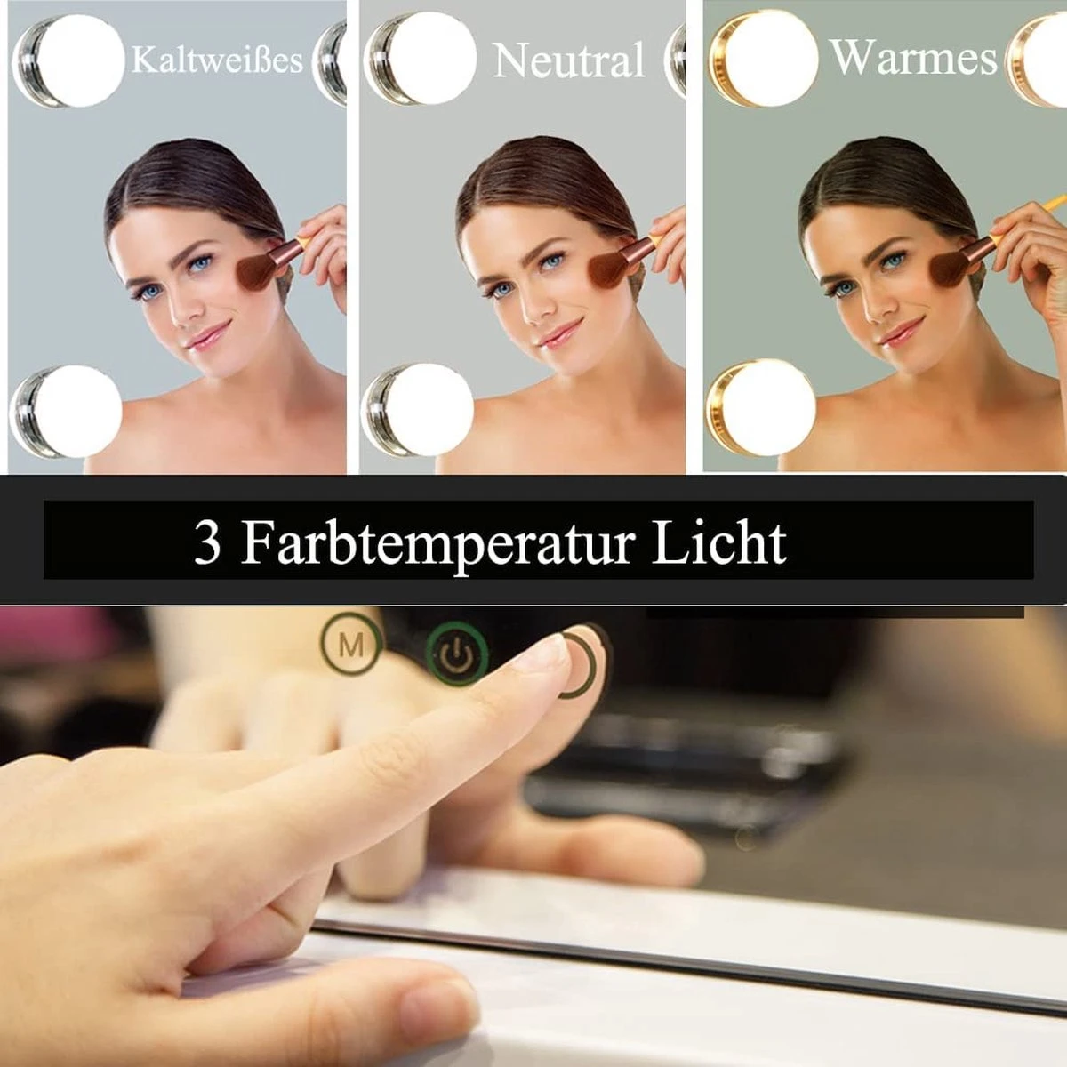 Merkloos Luxe Make Up Spiegel – Make Up Mirror – Kaptafel – Vrouwen Accessiores Cadeau 6 Merkloos Luxe Make Up Spiegel – Make Up Mirror – Kaptafel – Vrouwen Accessiores Cadeau - Afbeelding 4