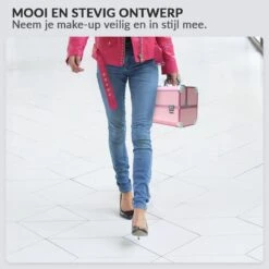 Confibel Cosmetica Koffer - Make Up Koffer Uitklapbaar - 5 Opbergbakken Make-up Koffer - Beautycase/Visagiekoffer /Cosmeticakoffer /Beautycase/ Nagelstylistekoffer - Roze 15 Confibel Cosmetica Koffer - Make Up Koffer Uitklapbaar - 5 Opbergbakken Make-up Koffer - Beautycase/Visagiekoffer /Cosmeticakoffer /Beautycase/ Nagelstylistekoffer - Roze -Cosmetica Serie Winkel 1200x1200 1169