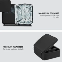 Cosmetica Koffer - Make-up Koffer Met Verstelbare Vakken - Visagie En Nagelstyliste Beauty Koffer - 26x23x9CM 26 Cosmetica Koffer - Make-up Koffer Met Verstelbare Vakken - Visagie En Nagelstyliste Beauty Koffer - 26x23x9CM -Cosmetica Serie Winkel 1200x1200 1176