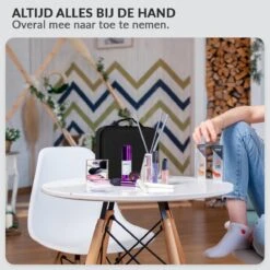 Cosmetica Koffer - Make-up Koffer Met Verstelbare Vakken - Visagie En Nagelstyliste Beauty Koffer - 26x23x9CM 29 Cosmetica Koffer - Make-up Koffer Met Verstelbare Vakken - Visagie En Nagelstyliste Beauty Koffer - 26x23x9CM -Cosmetica Serie Winkel 1200x1200 1178