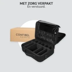 Cosmetica Koffer - Make-up Koffer Met Verstelbare Vakken - Visagie En Nagelstyliste Beauty Koffer - 40x30x14CM -Cosmetica Serie Winkel 1200x1200 1225