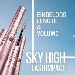 Maybelline Lash Sensational Sky High Waterproof - Zwart - Lengte Mascara - 6 Ml 22 Maybelline Lash Sensational Sky High Waterproof - Zwart - Lengte Mascara - 6 Ml -Cosmetica Serie Winkel 1200x1200 251