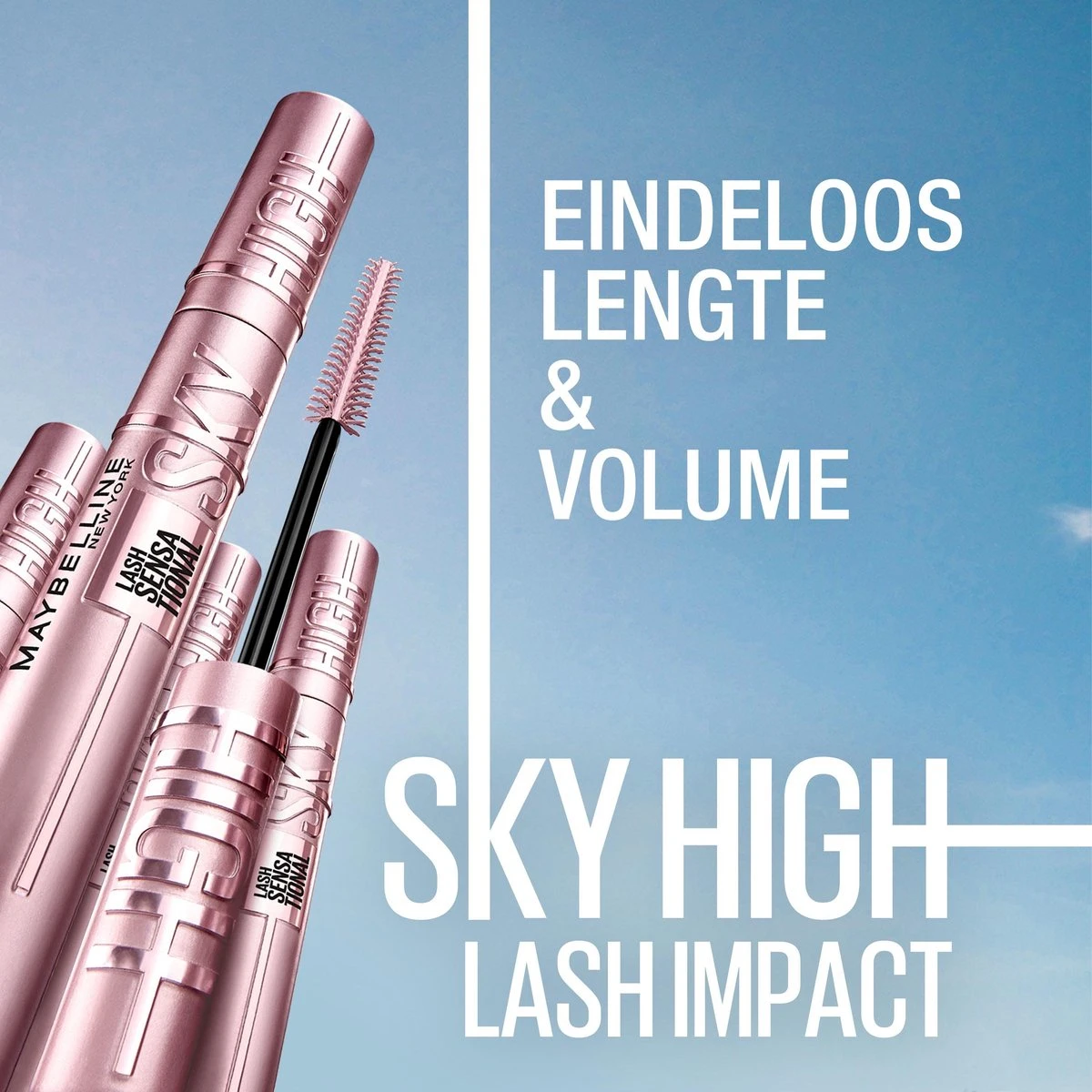 Maybelline Lash Sensational Sky High Waterproof - Zwart - Lengte Mascara - 6 Ml 12 Maybelline Lash Sensational Sky High Waterproof - Zwart - Lengte Mascara - 6 Ml - Afbeelding 10