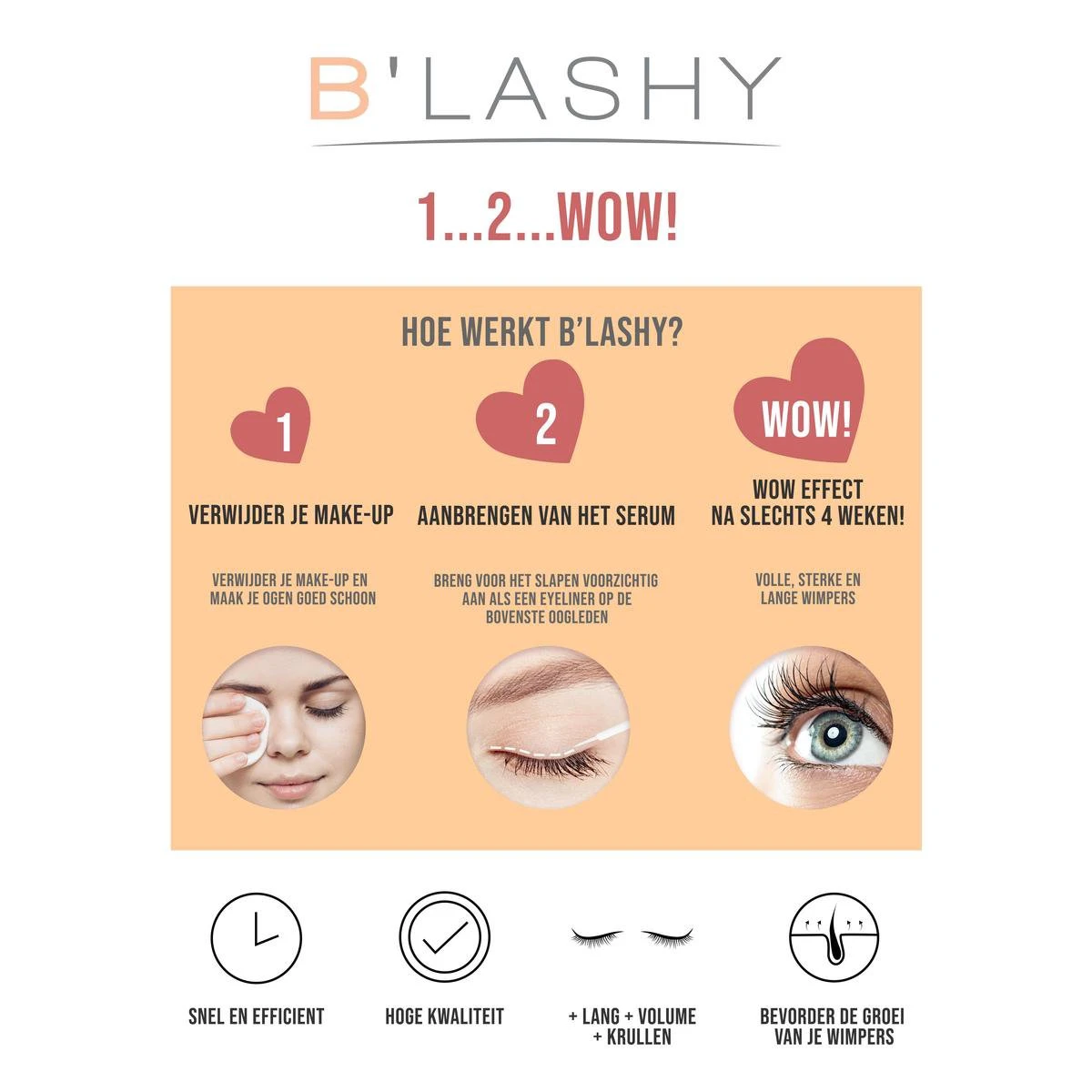 B’LASHY® Wimperserum - Wimper Groeimiddel - Wimper Serum Voor Sterke, Lange En Volle Wimpers - 5 Ml 12 B’LASHY® Wimperserum - Wimper Groeimiddel - Wimper Serum Voor Sterke, Lange En Volle Wimpers - 5 Ml - Afbeelding 10