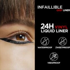 L'Oréal Paris Infailible Gip 24h Vinyl Liquid Liner Zwart - 3ml 10 L'Oréal Paris Infailible Gip 24h Vinyl Liquid Liner Zwart - 3ml -Cosmetica Serie Winkel 1200x1200 359