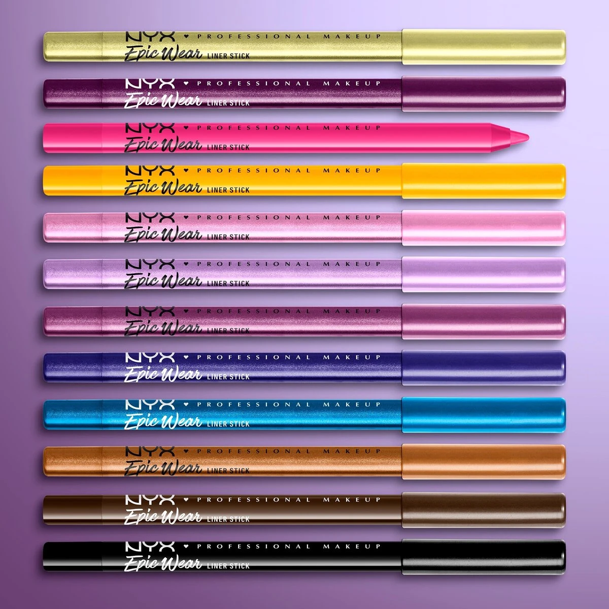 NYX Professional Makeup Epic Wear Liner Sticks - EWLS08 Pitch Black - Oogpotlood 5 NYX Professional Makeup Epic Wear Liner Sticks - EWLS08 Pitch Black - Oogpotlood - Afbeelding 3