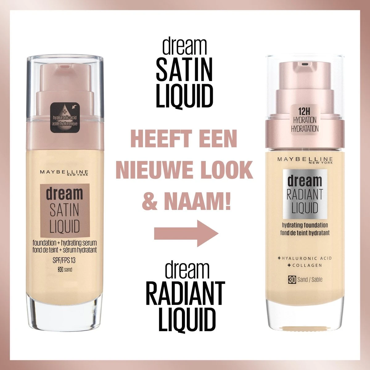 Maybelline Dream Radiant Liquid - 054 Toffee - Foundation Geschikt Voor De Droge Huid Met Hyaluronzuur - 30 Ml 4 Maybelline Dream Radiant Liquid - 054 Toffee - Foundation Geschikt Voor De Droge Huid Met Hyaluronzuur - 30 Ml - Afbeelding 3