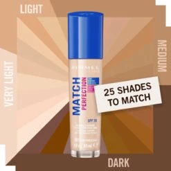 Rimmel London Match Perfection Foundation - 203 True Beige -Cosmetica Serie Winkel 1200x1200 557