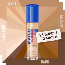 Rimmel London Match Perfection Foundation - 200 Soft Beige - Beige -Cosmetica Serie Winkel 1200x1200 564