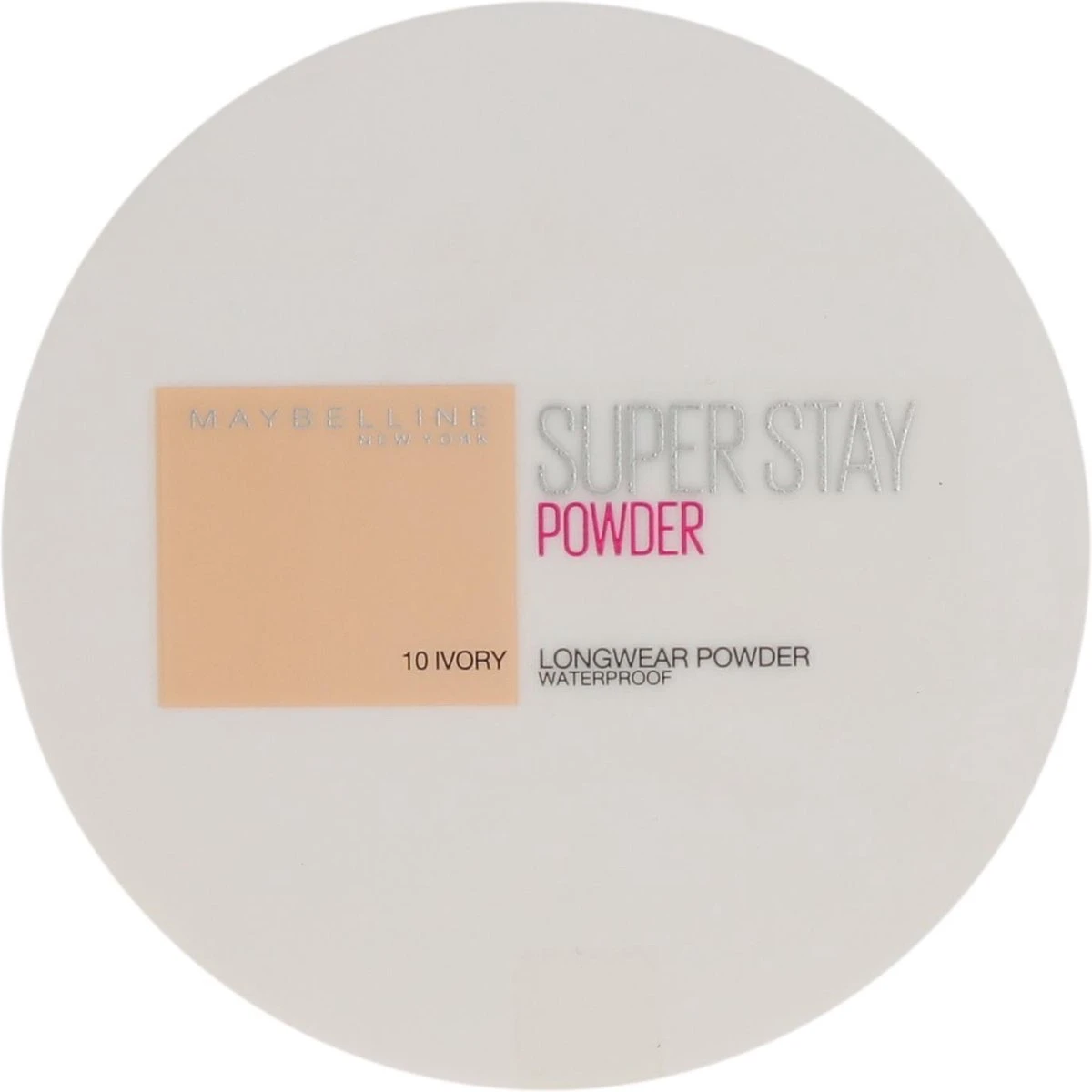 Maybelline New York SuperStay Full Coverage Gezichtspoeder - 10 Ivory 4 Maybelline New York SuperStay Full Coverage Gezichtspoeder - 10 Ivory - Afbeelding 2