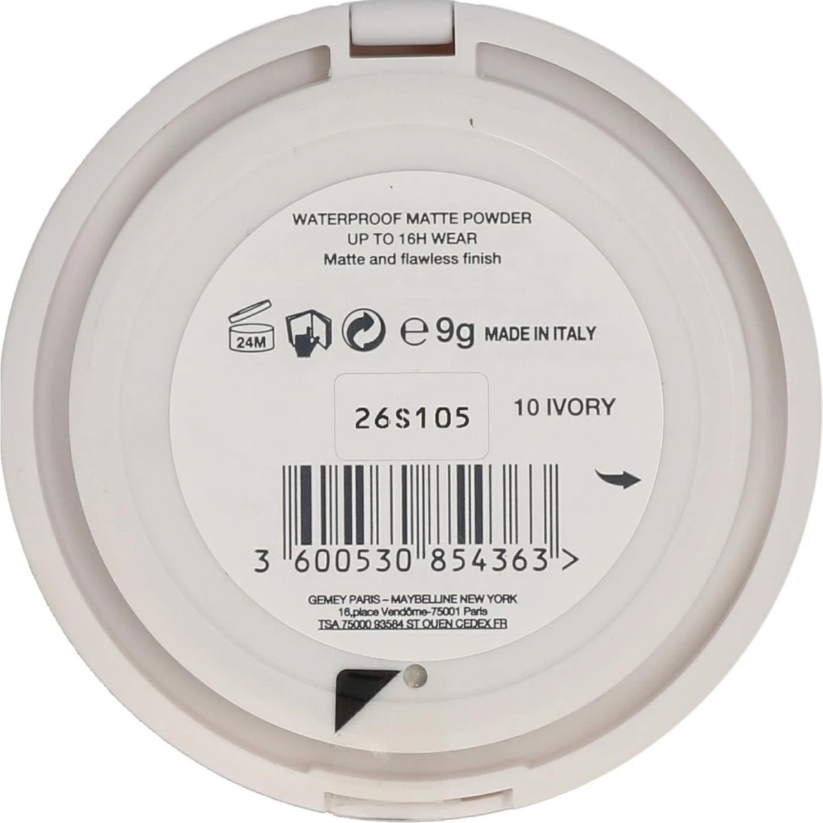 Maybelline New York SuperStay Full Coverage Gezichtspoeder - 10 Ivory 12 Maybelline New York SuperStay Full Coverage Gezichtspoeder - 10 Ivory - Afbeelding 10