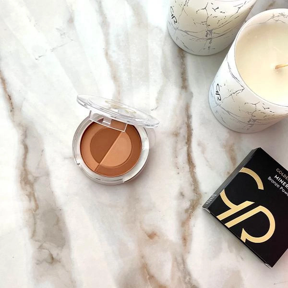 Golden Rose Mineral Bronze Powder 3 - Make-uppoeder Mineralen BRONZER NATUURLIJK 4 Golden Rose Mineral Bronze Powder 3 - Make-uppoeder Mineralen BRONZER NATUURLIJK - Afbeelding 2