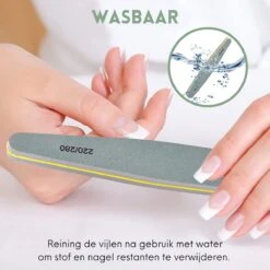 YUBBI 6 Stuks Nagelvijl Zebra Vijl - Manicure Set - Buffer - Polijsten - 100/180 Grit - 150/180/240 Grit - 1000/4000 Grit - 220/280 -Cosmetica Serie Winkel 1200x1200 767