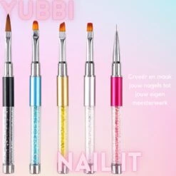 YUBBI™ 16 Delige Nail Art Penselen Set - Nagellak Acryl Penselen - Fineliner Penseel - Dotting Tools - Siliconen Nail Art Penselen 10 YUBBI™ 16 Delige Nail Art Penselen Set - Nagellak Acryl Penselen - Fineliner Penseel - Dotting Tools - Siliconen Nail Art Penselen -Cosmetica Serie Winkel 1200x1200 772