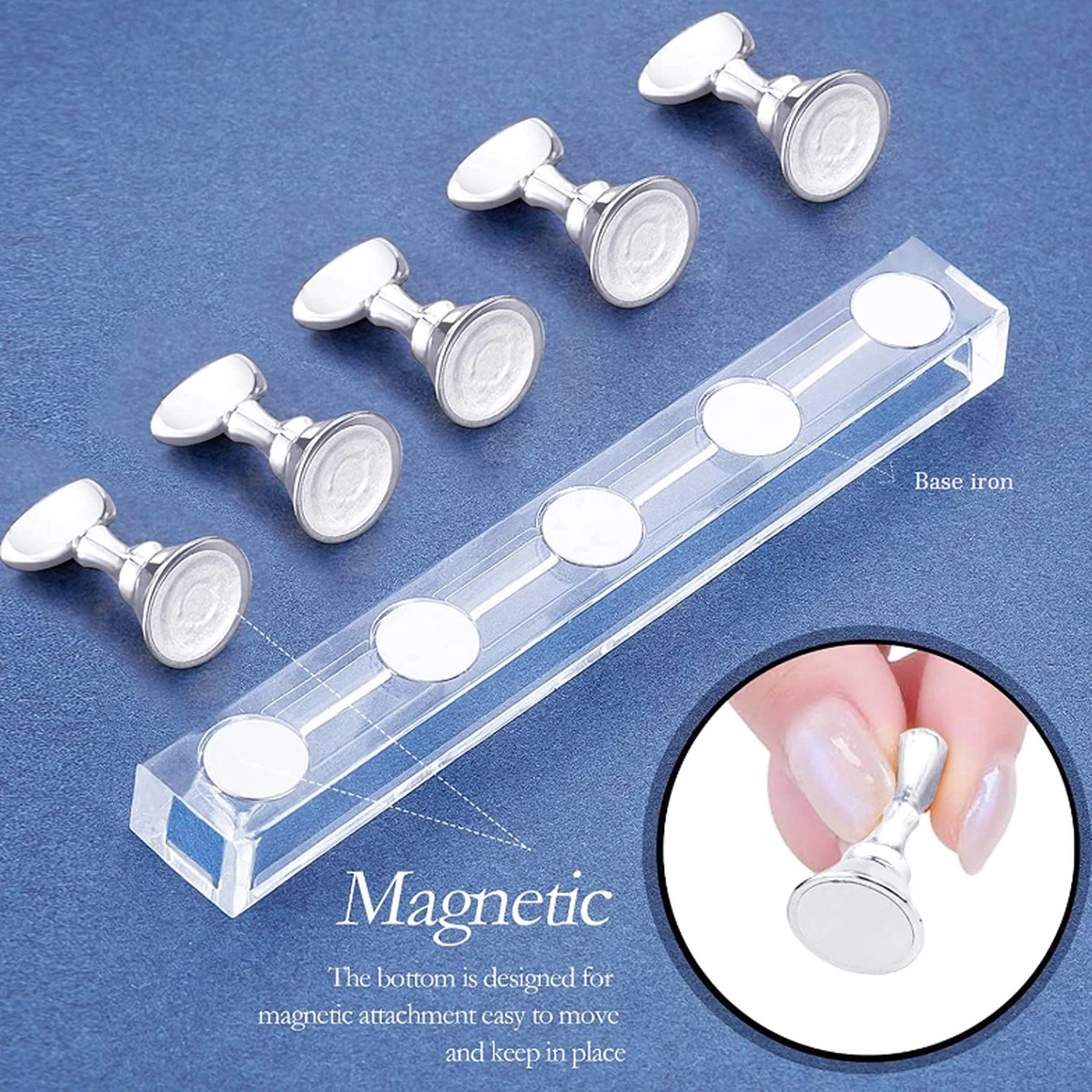 Merkloos Nailtrainer Oefenhand Voor Nagels 12-delige Set - Acryl Nagels Starterspakket - Starter Kit Nagel Display Magnetische Waaier – Kunstnagels Plaknagels - Nail Art Set - Uv Lamp Gelnagels Houd 10 Merkloos Nailtrainer Oefenhand Voor Nagels 12-delige Set - Acryl Nagels Starterspakket - Starter Kit Nagel Display Magnetische Waaier – Kunstnagels Plaknagels - Nail Art Set - Uv Lamp Gelnagels Houd - Afbeelding 8