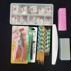 Royala Acrylnagels StarterSet - 500 Clear French Tips - Nagellijm - Nailart - 3 Colors Acryl Poeders - StarterSet - Nepnagels - Manicure Set Voor Nail Art Kit - Nagel Decoratie - Acryl Poeders - Acryl Vloeistof- Monomer -Cosmetica Serie Winkel 1200x1200 821