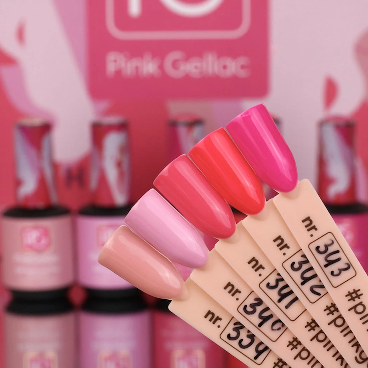 Pink Gellac - Ruby Pink - Gellak - Vegan - Roze - Glanzend - 15ml 6 Pink Gellac - Ruby Pink - Gellak - Vegan - Roze - Glanzend - 15ml - Afbeelding 4