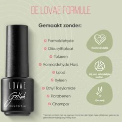 Lovae Cosmetics Gellak - 6-delige Set - Gel Nagellak - Coral Green - Gellac - 8ML -Cosmetica Serie Winkel 1200x1200 850