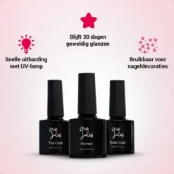 Miss Jules® Base & Top Coat & Primer 24 Ml - Gellak - Goede Aanhechting - Blijvend Glanzende Nagels 8 Miss Jules® Base & Top Coat & Primer 24 Ml - Gellak - Goede Aanhechting - Blijvend Glanzende Nagels -Cosmetica Serie Winkel 1200x1200 905