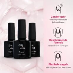 Miss Jules® Base & Top Coat & Primer 24 Ml - Gellak - Goede Aanhechting - Blijvend Glanzende Nagels 9 Miss Jules® Base & Top Coat & Primer 24 Ml - Gellak - Goede Aanhechting - Blijvend Glanzende Nagels -Cosmetica Serie Winkel 1200x1200 906