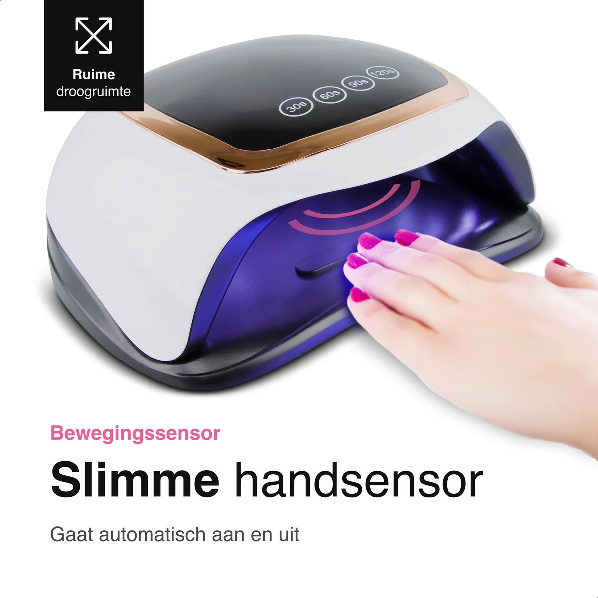 Vivid Green UV Lamp Gelnagels - Led Nagellamp - Gellak Nagel Lamp - Nageldroger - Naggellak Droger - Nagels - 168W 7 Vivid Green UV Lamp Gelnagels - Led Nagellamp - Gellak Nagel Lamp - Nageldroger - Naggellak Droger - Nagels - 168W - Afbeelding 5