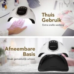 BoraPora Professionele Nageldroger - 280 Watt UV LED Lamp Nagels - 66 Leds - Nagel UV Lamp - Gellak Lamp - Nagellamp - Nagellamp Led - Nagellamp Voor Gel Nagellak - Nagellamp Led Uv - Nagellamp Uv - Nagellamp Gelnagels - Gellak - Nageldroger -Cosmetica Serie Winkel 1200x1200 962