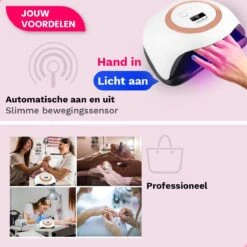 Seidon© Nageldroger 168W - LED Lamp Nagels - Gellak Lamp - UV Lamp Gelnagels -Cosmetica Serie Winkel 1200x1200 973